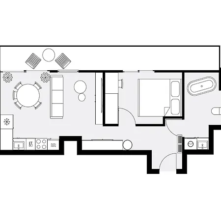 Апартаменты Urban Global Premium - 11th Floor, No 14 - Air Condition - Balcony - Free Garage Катовице